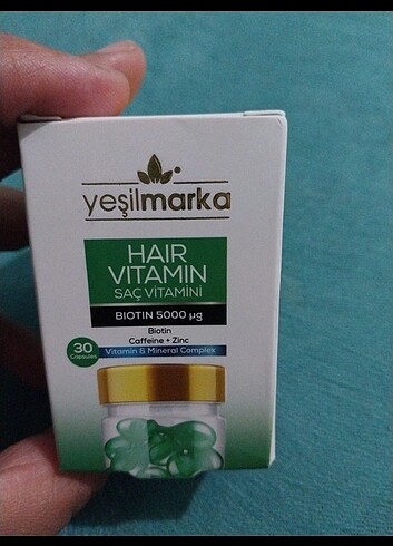 Yesil marka saç vitamini