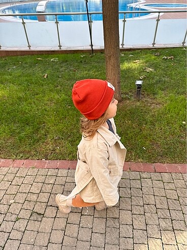 24-36 Ay Beden camel Renk 3 4 yas trenckot