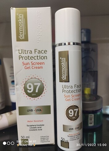 Dermoskin ultra face protection güneş kremi