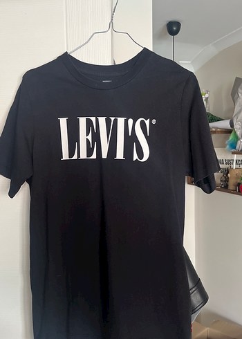 Levis Levi S Siyah Logo Tisort