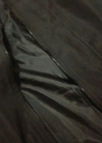 Uzun Siyah bayanYağmurluk - Görsel 5