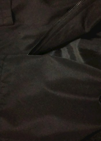 Uzun Siyah bayanYağmurluk - Görsel 3