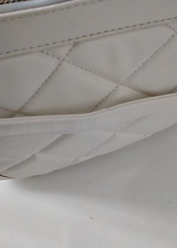 Klasik Beyaz Kadın Çanta - Görsel 5