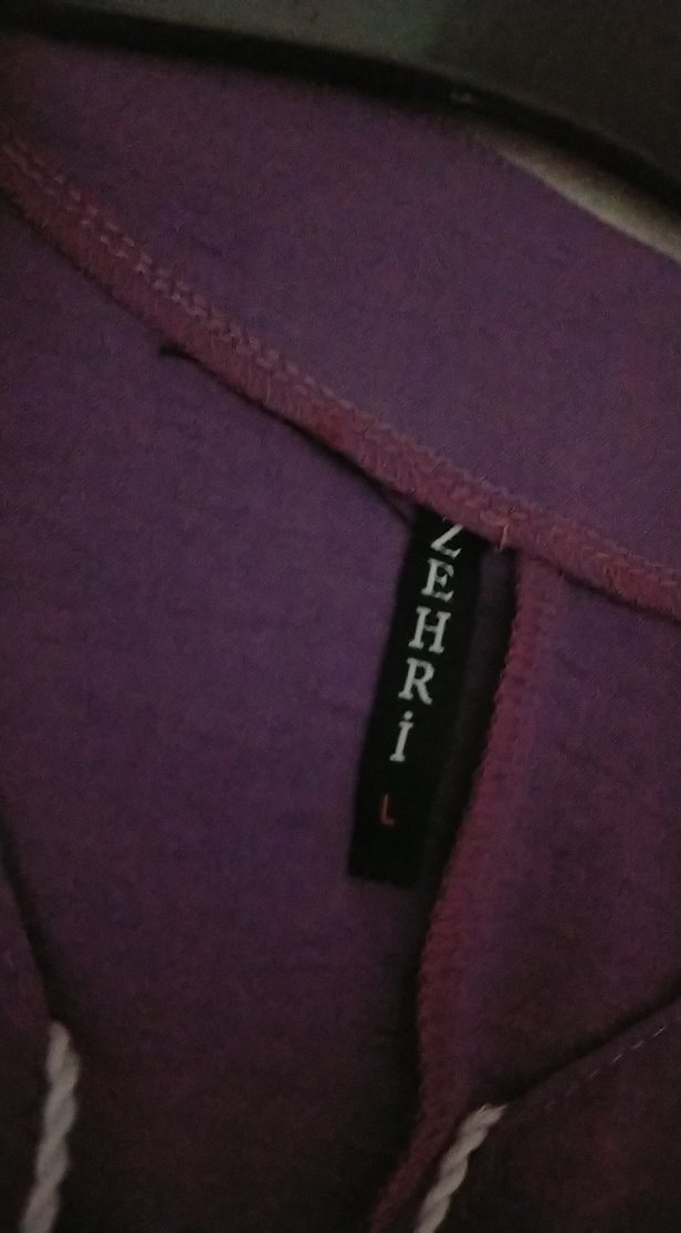 Mor Uzun Kollu Bohem Salaş Elbise - Görsel 3