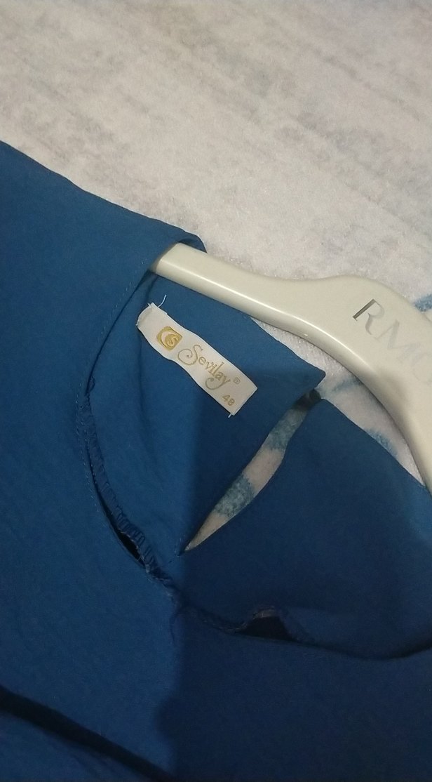 Mor Kısa Kollu Uzun Tunik - Görsel 4