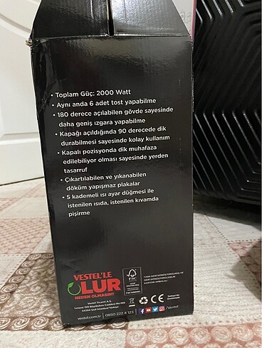  Beden Tost makinası