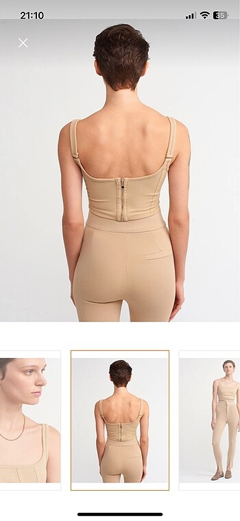 s Beden Dilvin korse crop