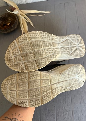 39 Beden siyah Renk Skechers Siyah Gri Spor Kadın Sneaker