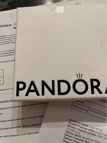 Beden beyaz Renk Orjinal pandora