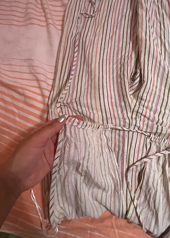 Pull and bear sırtı açık tulum - Görsel 6