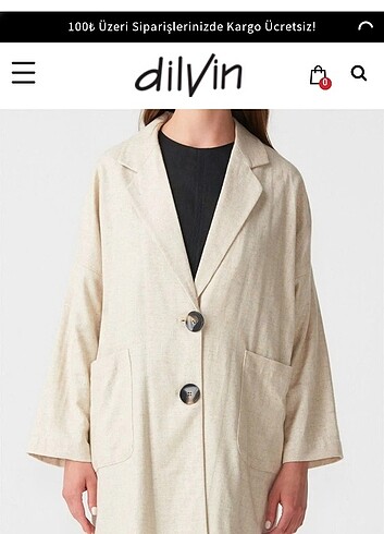 Dilvin oversize ceket 