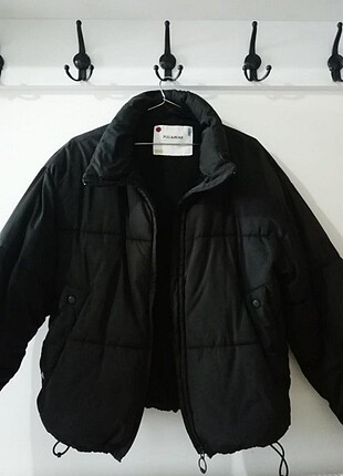 oversize siyah pull&bear mont