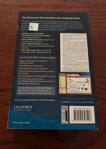 Oxford Advanced Learner's Dictionary 9. Baskı - Görsel 4