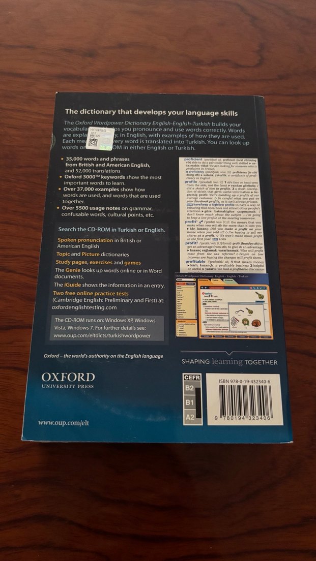 Oxford Advanced Learner's Dictionary 9. Baskı - Görsel 4