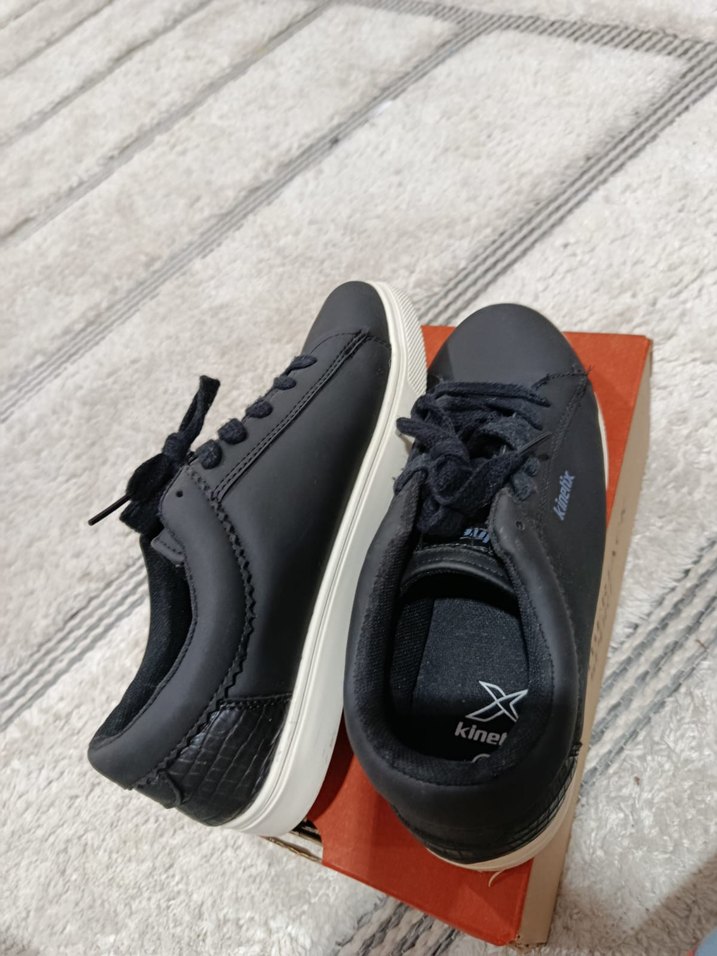 Erkek Siyah Street Wear Sneakers - Görsel 2