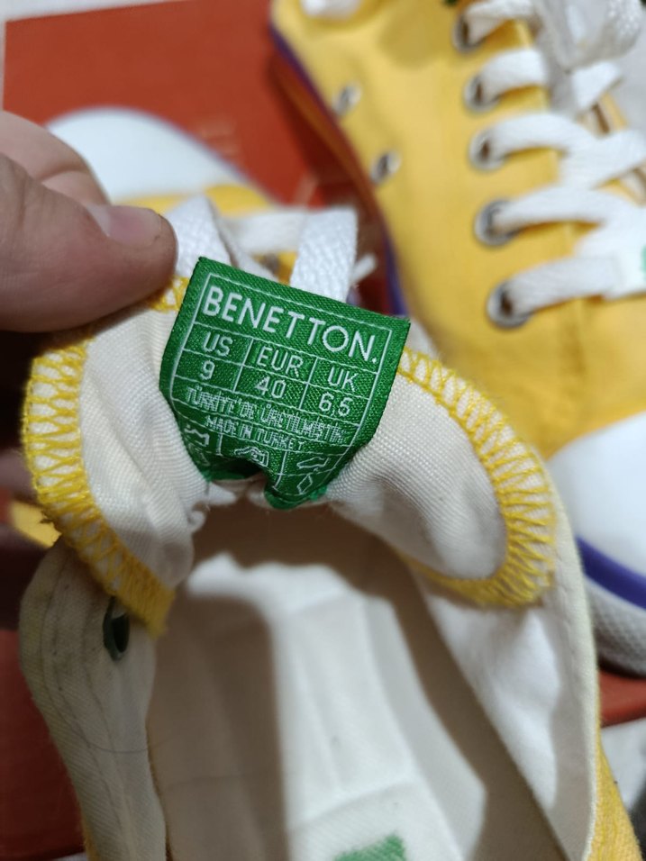 Orjinal Sarı Bağcıklı Kadın Spor Ayakkabı - Görsel 2