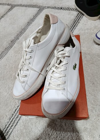 Beyaz Bağcıklı Kadın Spor Ayakkabı - Görsel 2