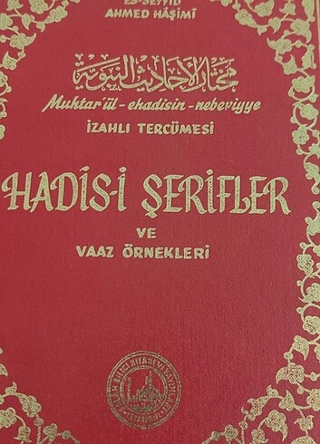 Muhtarül Ehadisin Nebeviyye Vel-Hikemil Muhammediyye Tercümesi 