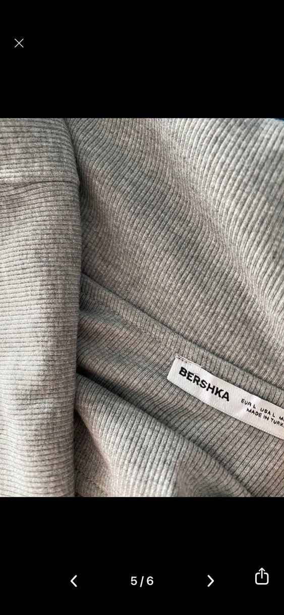 Kadın Gri Mini Triko Tulum - Görsel 3