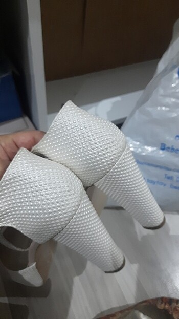 Yüksek topuk gelin ayakkabisi - Görsel 10