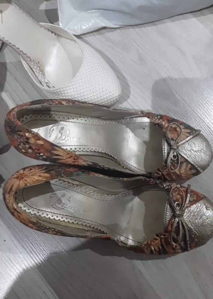 Yüksek topuk gelin ayakkabisi - Görsel 3