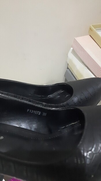 Deri Topuklu ayakkabı - Görsel 6