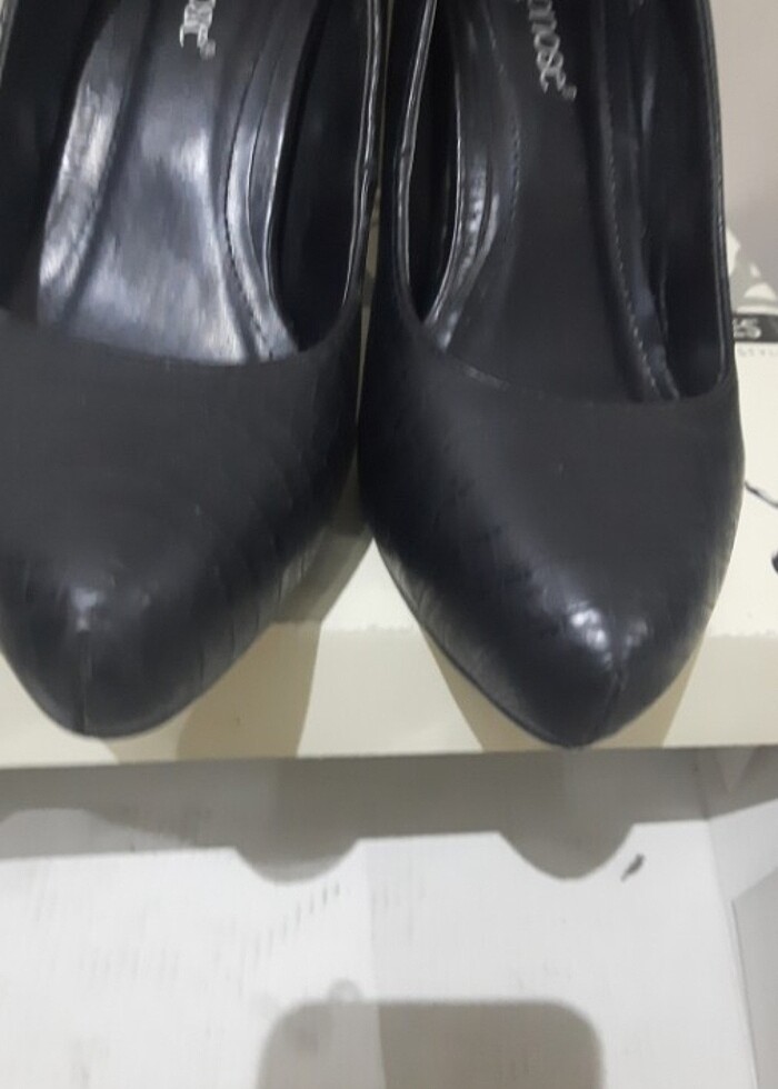 Deri Topuklu ayakkabı  - Görsel 2