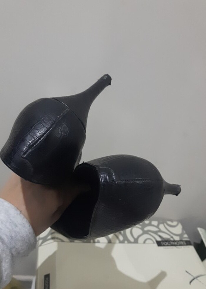 Deri Topuklu ayakkabı  - Görsel 4