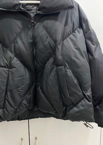 Zara Siyah Şişme Kadın Kışlık Ceket