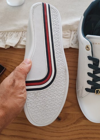 40 Beden Tommy Hilfiger Beyaz Kadın Spor Ayakkabı