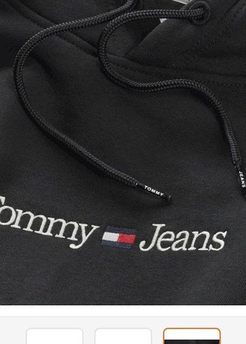 Tommyhilfiger Siyah Kapüşonlu Sweatshirt - Görsel 5