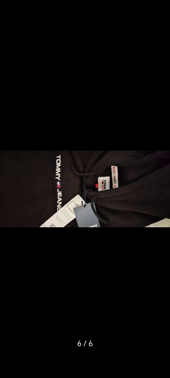 Tommyhilfiger Siyah Kapüşonlu Sweatshirt - Görsel 2