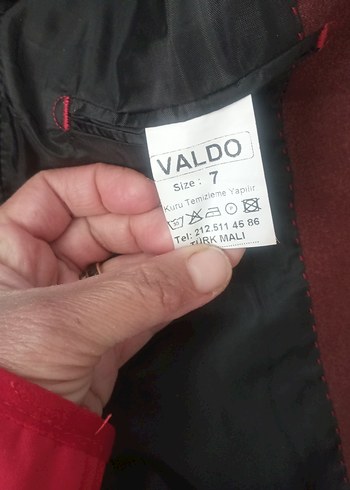 Bordo Düğmeli Erkek Çocuk ceket - Görsel 6