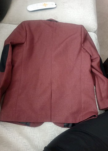 Bordo Düğmeli Erkek Çocuk ceket - Görsel 8