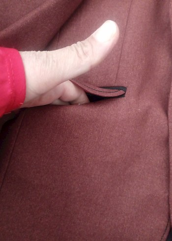 Bordo Düğmeli Erkek Çocuk ceket - Görsel 9