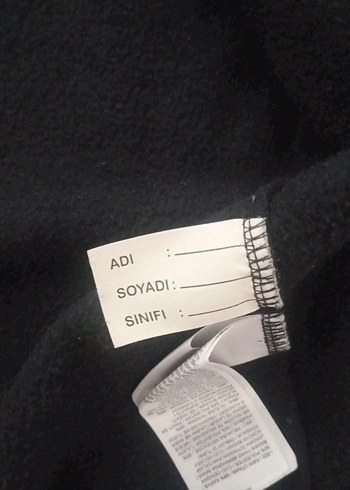 11-12 Yaş Beden Siyah Kapüşonlu Fermuarlı Erkek Çocuk Okul sweatshirt