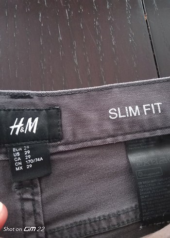 Gri slimFit Denim Erkek Pantolon - Görsel 2