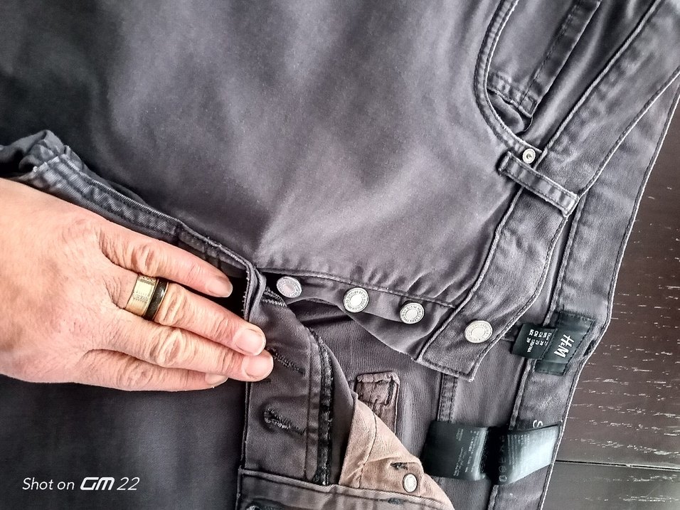 Gri slimFit Denim Erkek Pantolon - Görsel 5