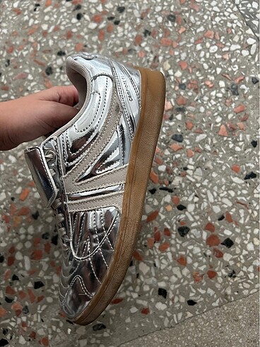 Pull and Bear silver ayakkabı