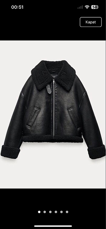 zara biker mont