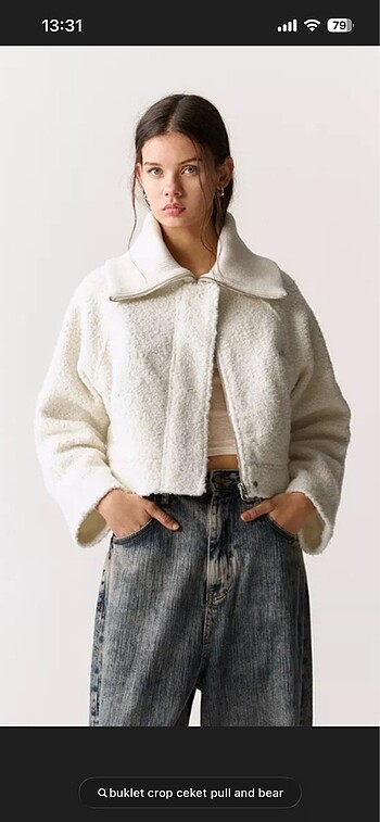 buklet crop ceket - Görsel 2