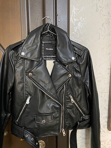 Pull and Bear PULL BEAR DERİ CEKET YENİ SEZON
