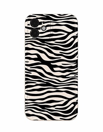 Zebra desenli telefon kılıfı