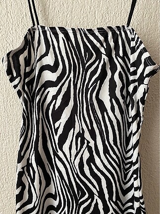 xs Beden çeşitli Renk Zebra desenli elbise