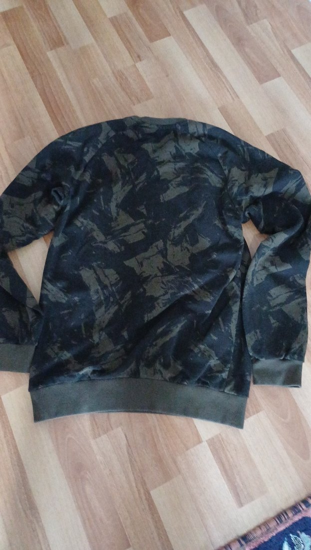 Erkek  Kamuflaj Desenli Sweatshirt - Görsel 3