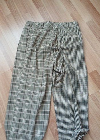 36 Beden Camel Renkli Kadın Piliseli Kumaş Pantolon