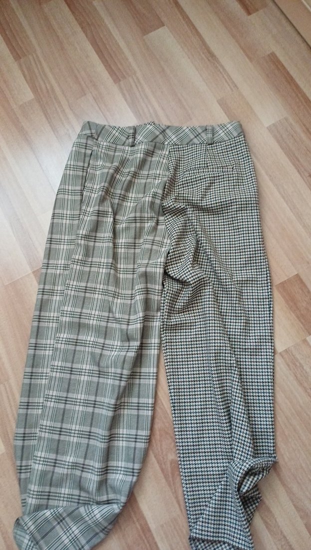 Camel Renkli Kadın Piliseli Kumaş Pantolon - Görsel 3