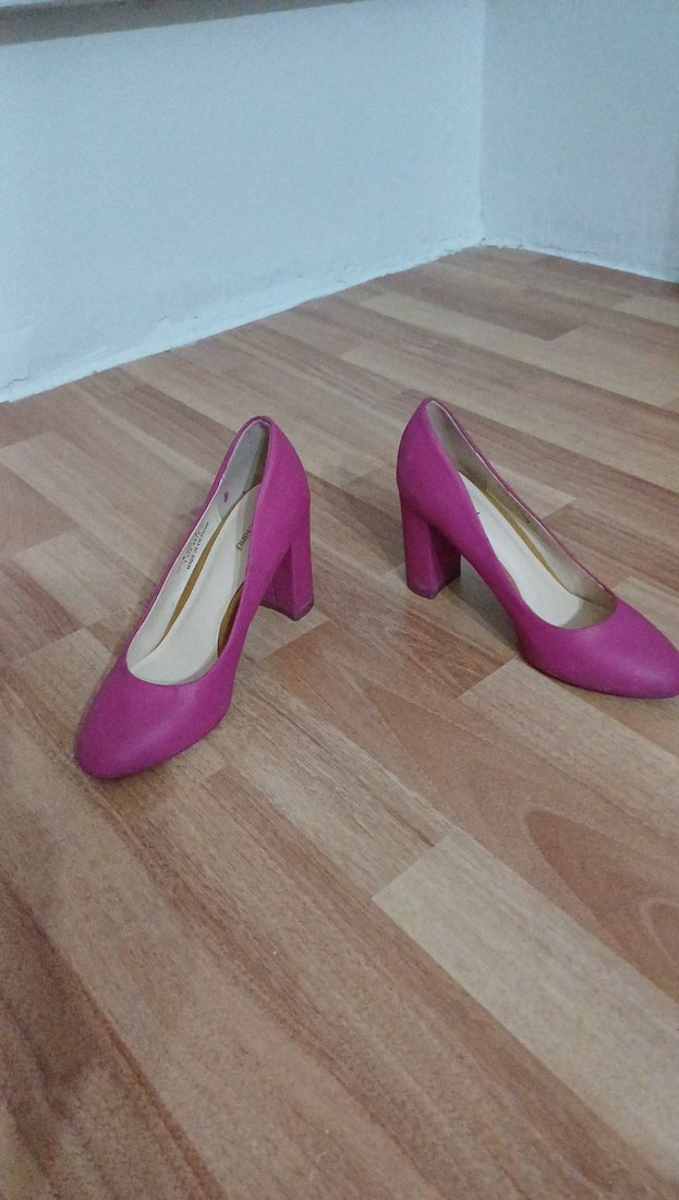 Fuşya Kadın Topuklu Ayakkabı - Görsel 2