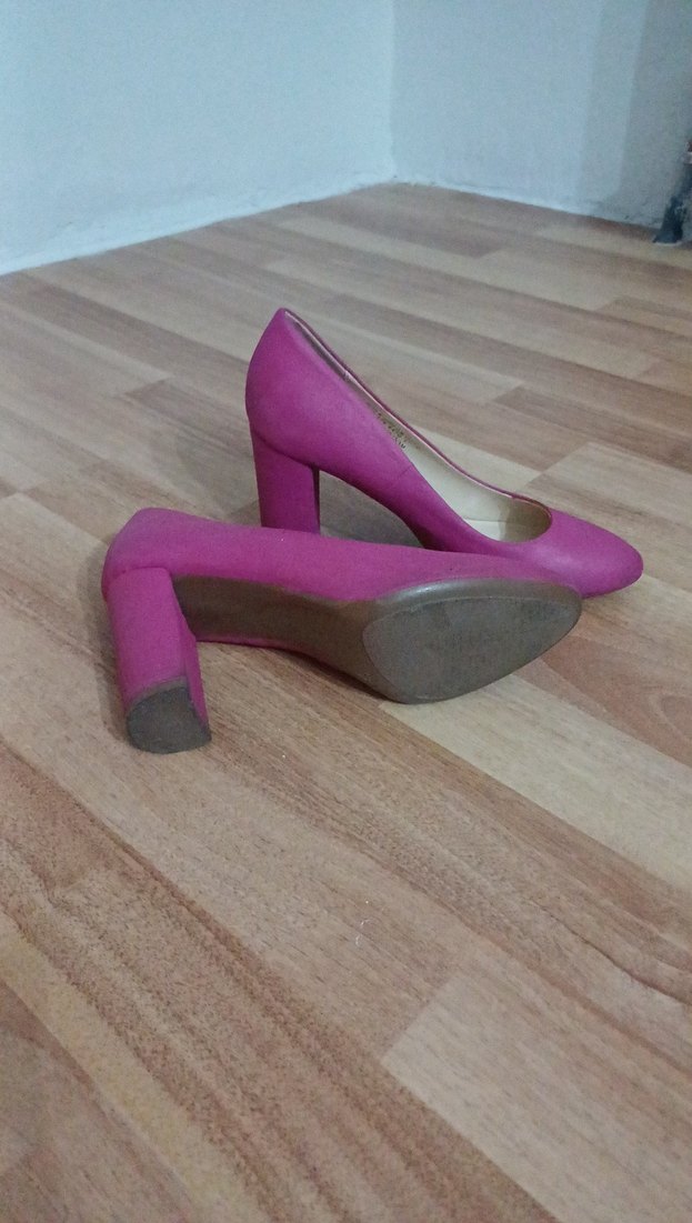 Fuşya Kadın Topuklu Ayakkabı - Görsel 4