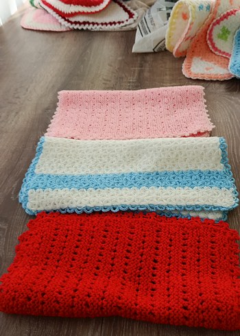 Renkli Örgü Banyo Süngerleri 3adet fiyatı - Görsel 2